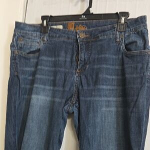 Kut from the Kloth Dark Blue Straight Leg Jeans